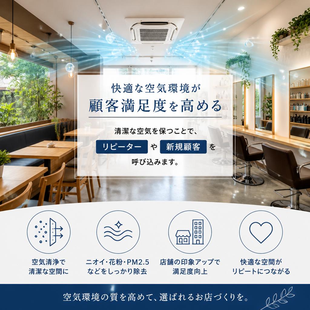 店舗における空気環境の重要性