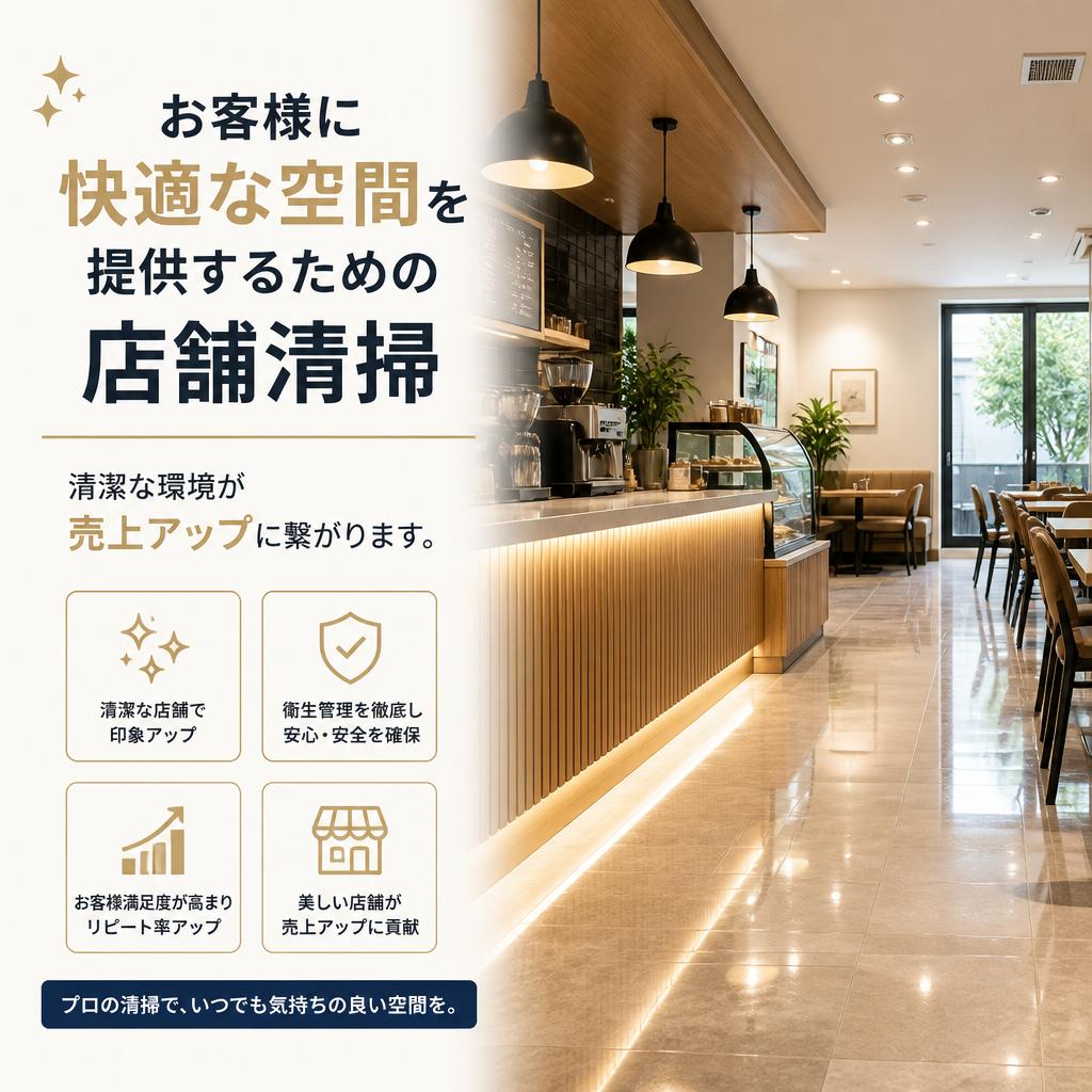 店舗清掃の必要性