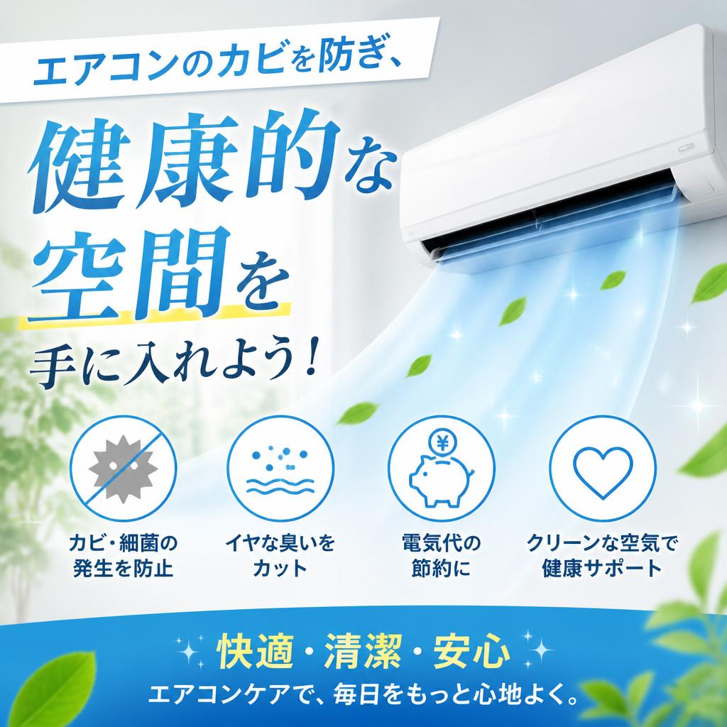 エアコンのカビを防ぎ、健康的な空間を手に入れよう！