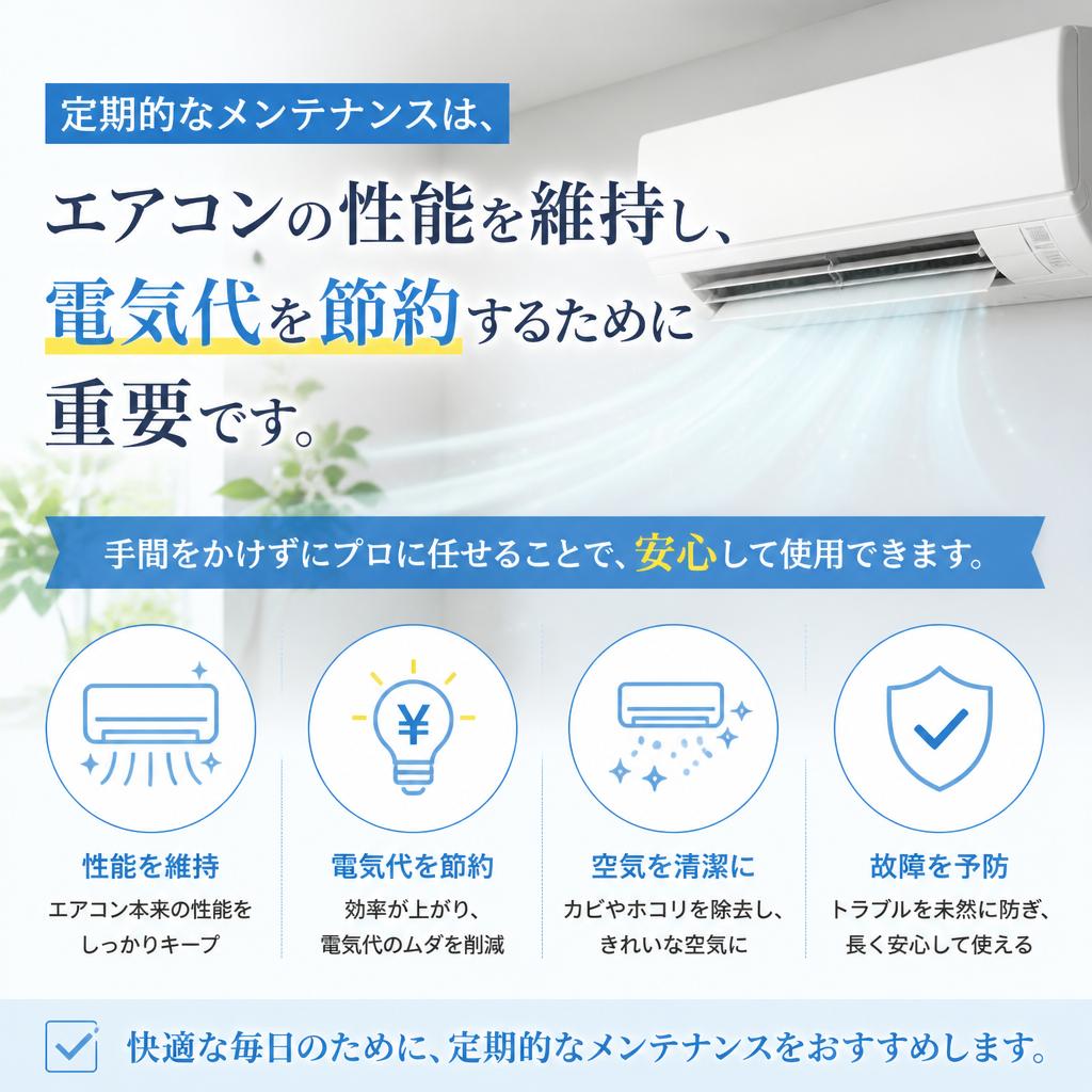 定期メンテナンスで長く快適に