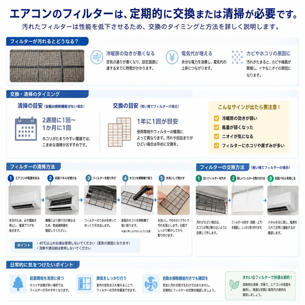 フィルター交換の重要性