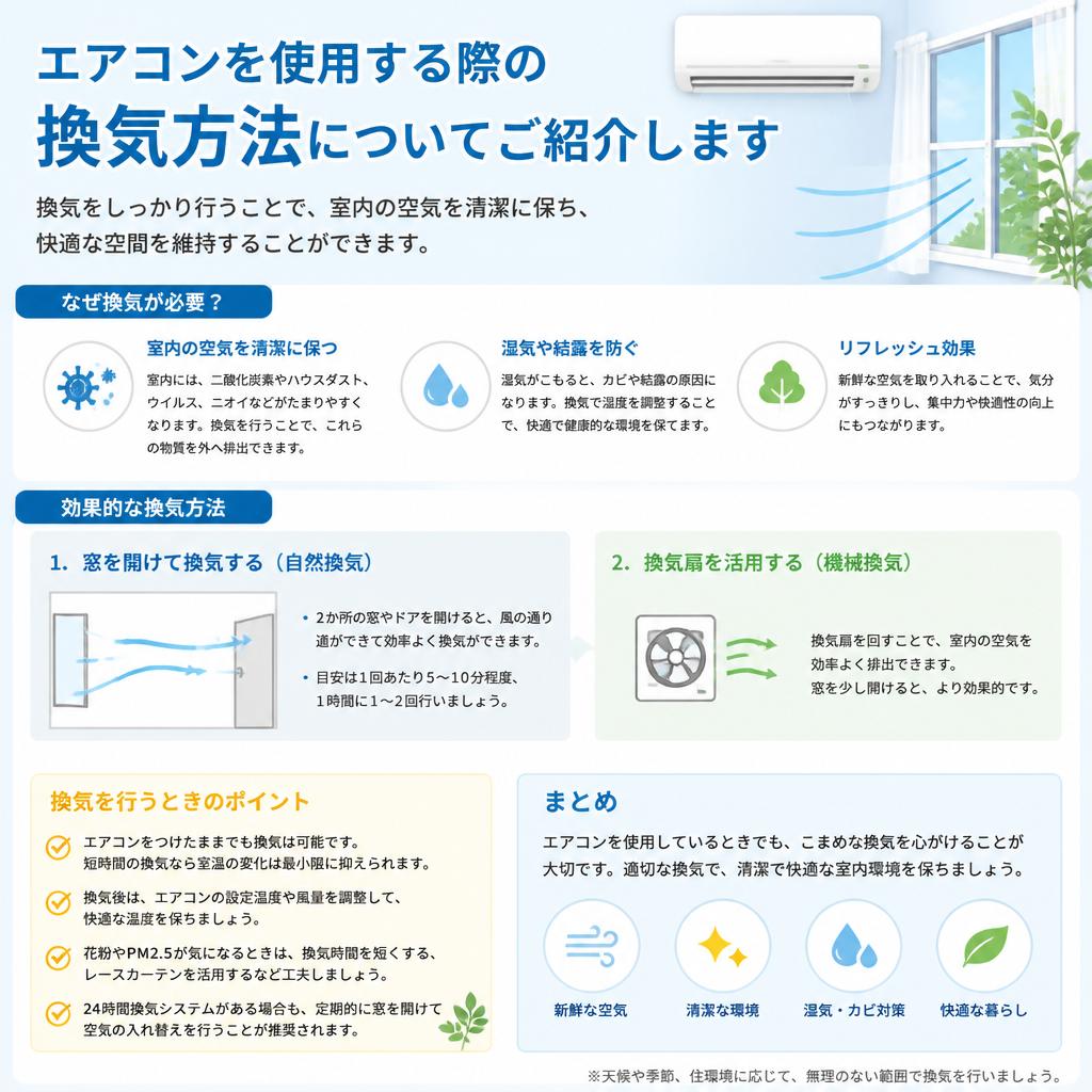 換気のコツ