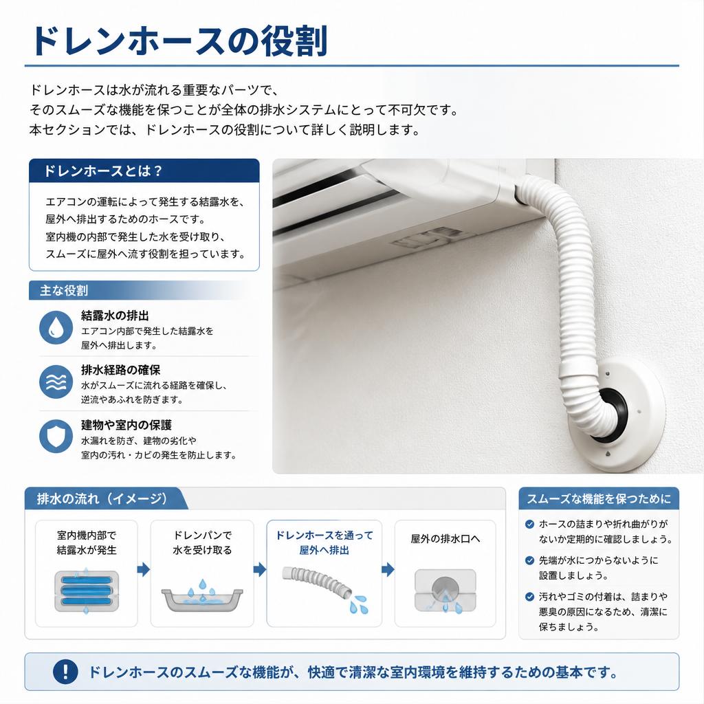 ドレンホースの重要性