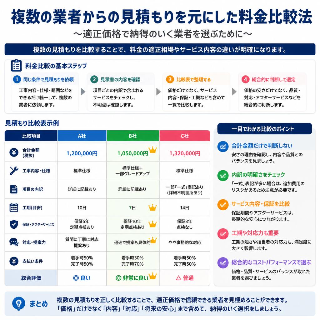 料金比較法