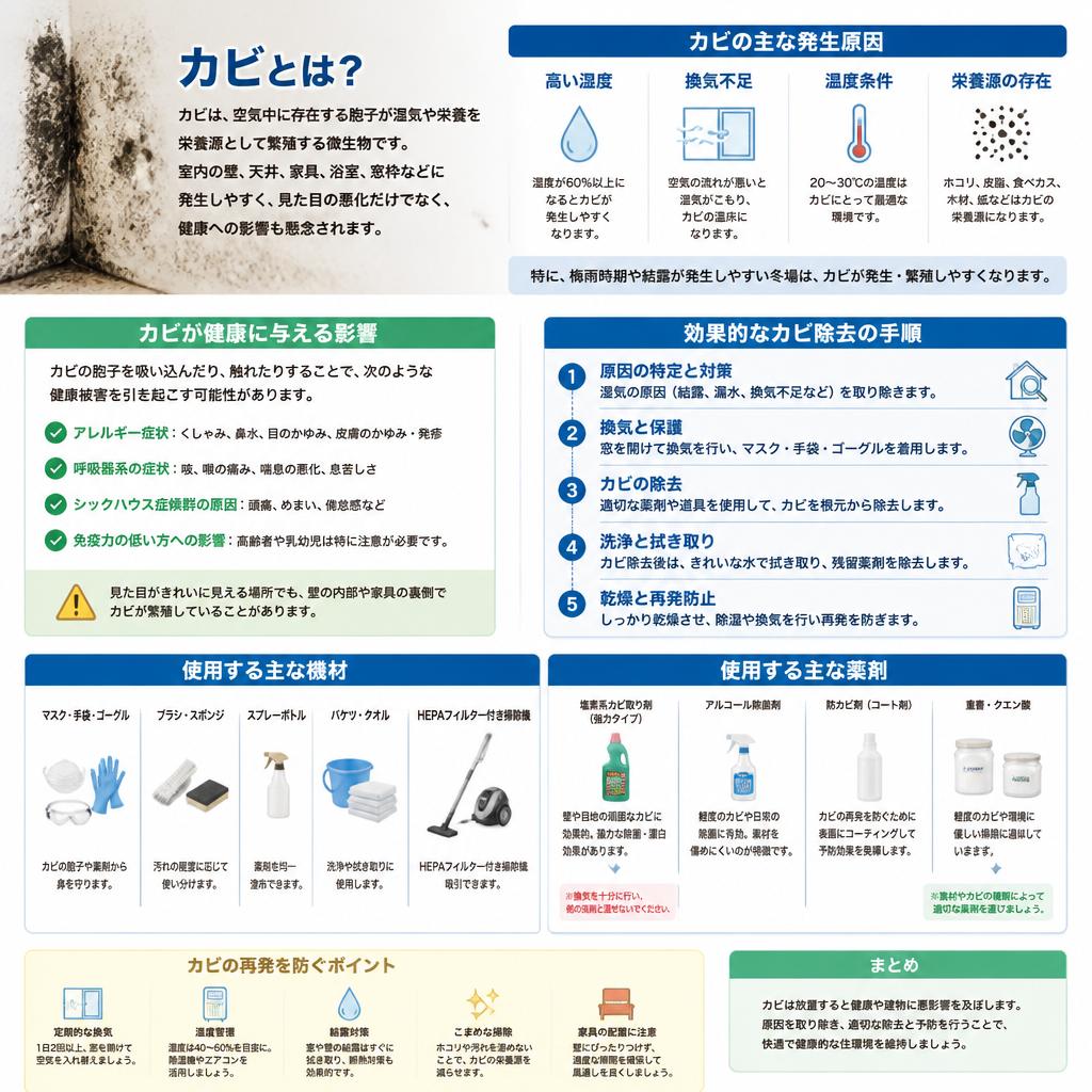 カビ除去の重要性と手法