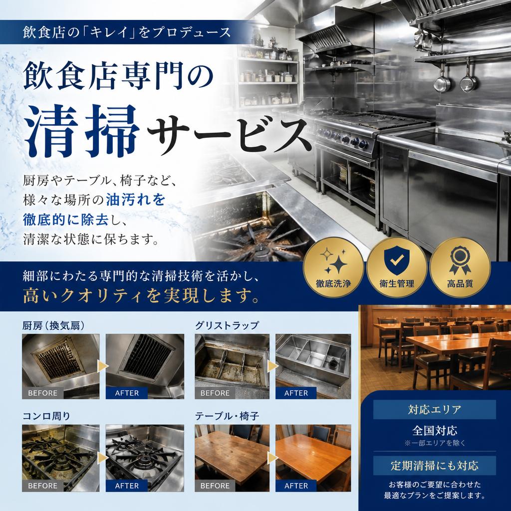 油汚れ対策のプロフェッショナル