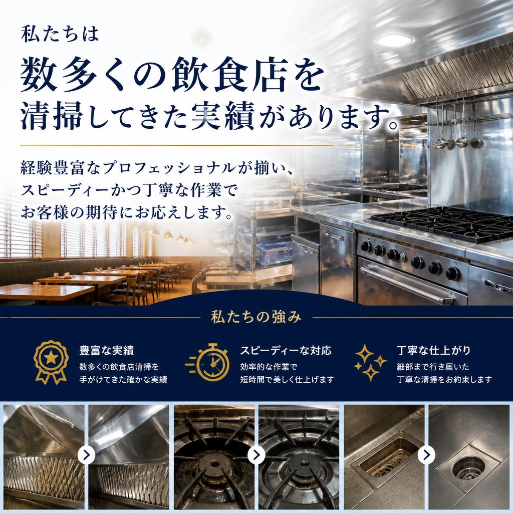 実績豊富な清掃チーム