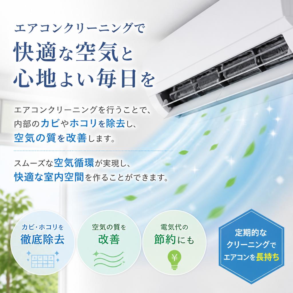 2. エアコンクリーニングで得られる効果