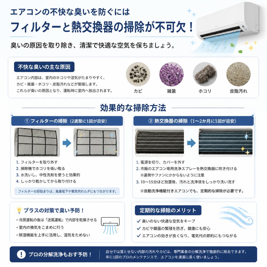 臭い対策に必要なケア