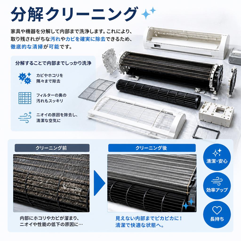 プロの分解クリーニングとは？